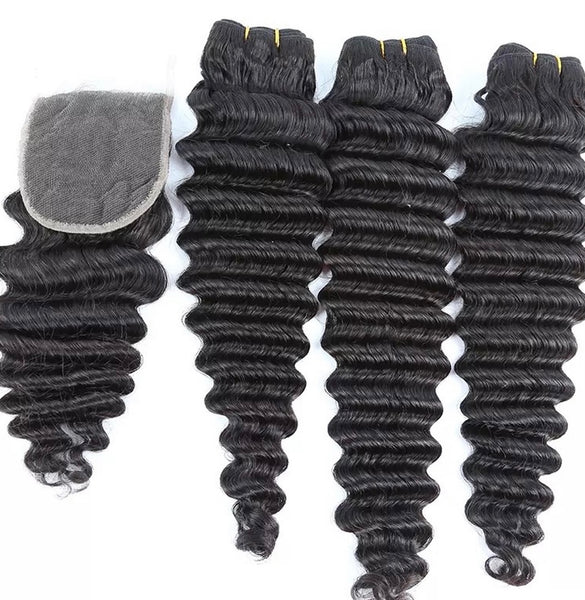 Deep Wave Transparent Frontal/Closure